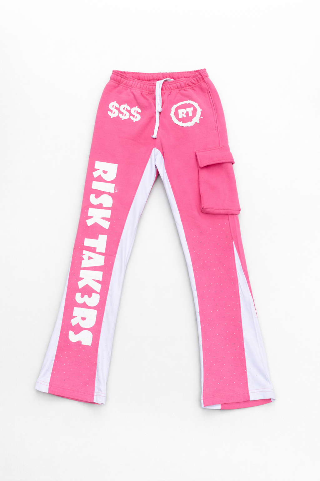 Risktak3rs rhinestone joggers￼